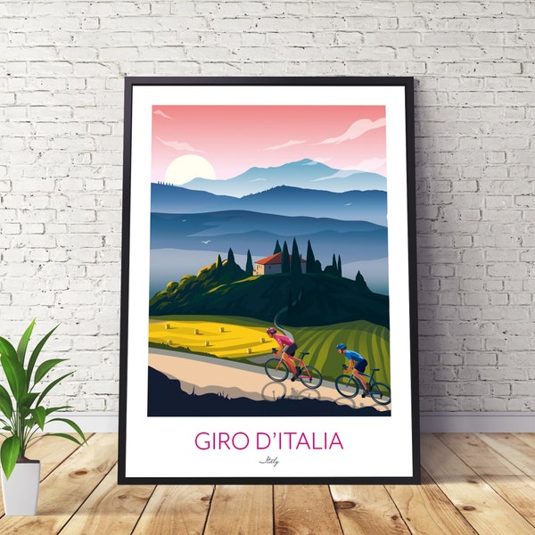 Cycling Print - Giro d'Italia - Grand Tour Poster