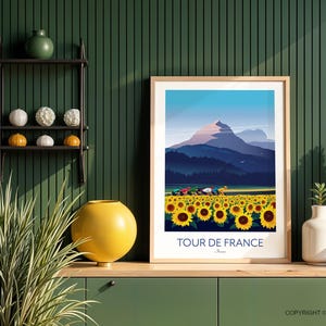 ツール・ド・フランス サイクリングプリント 画像 10
