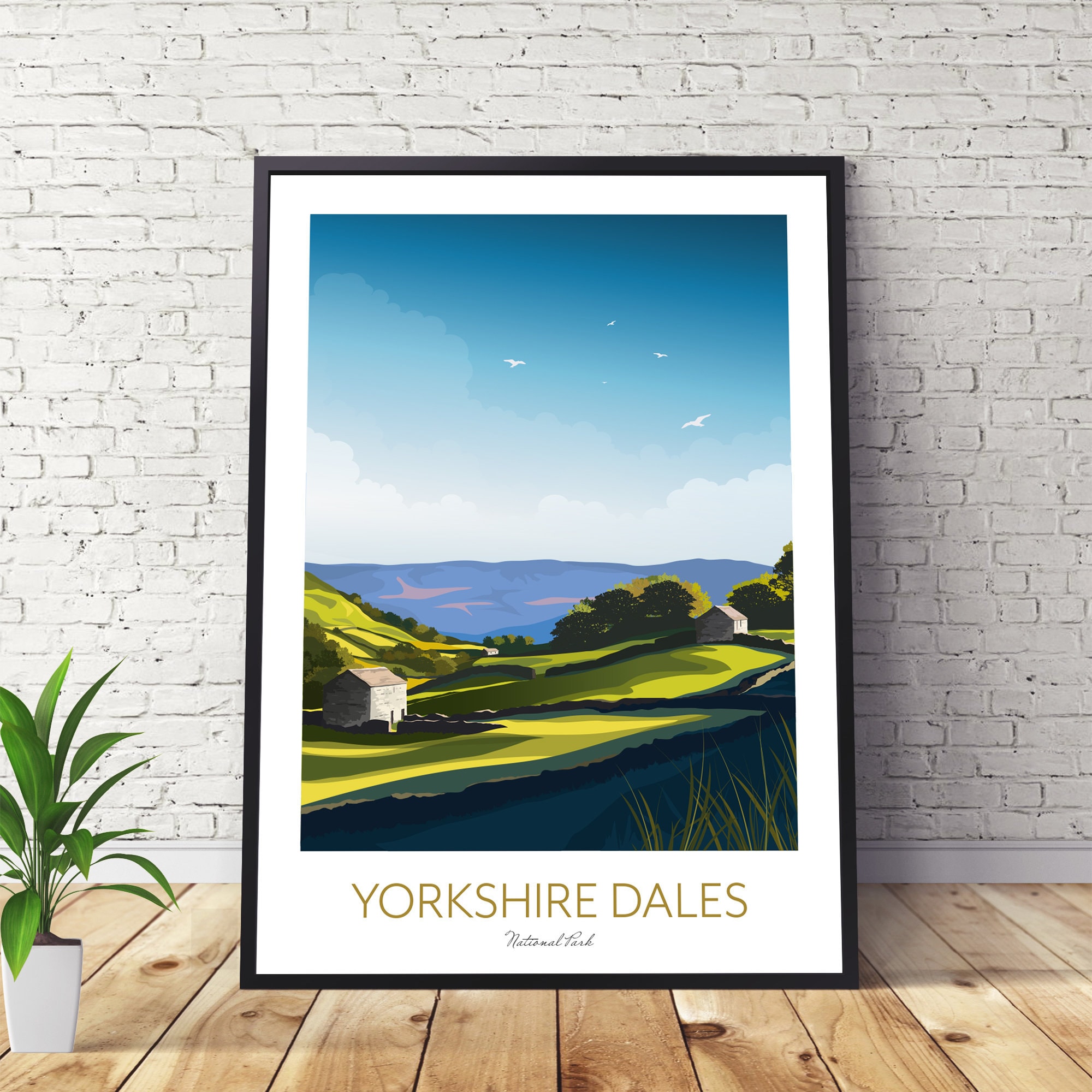 Yorkshire Dales Print National Park - Etsy UK