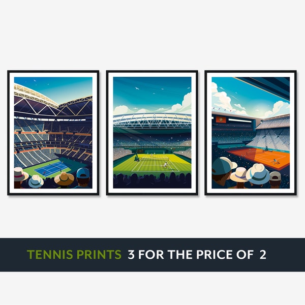 Us Open Tennis Etsy