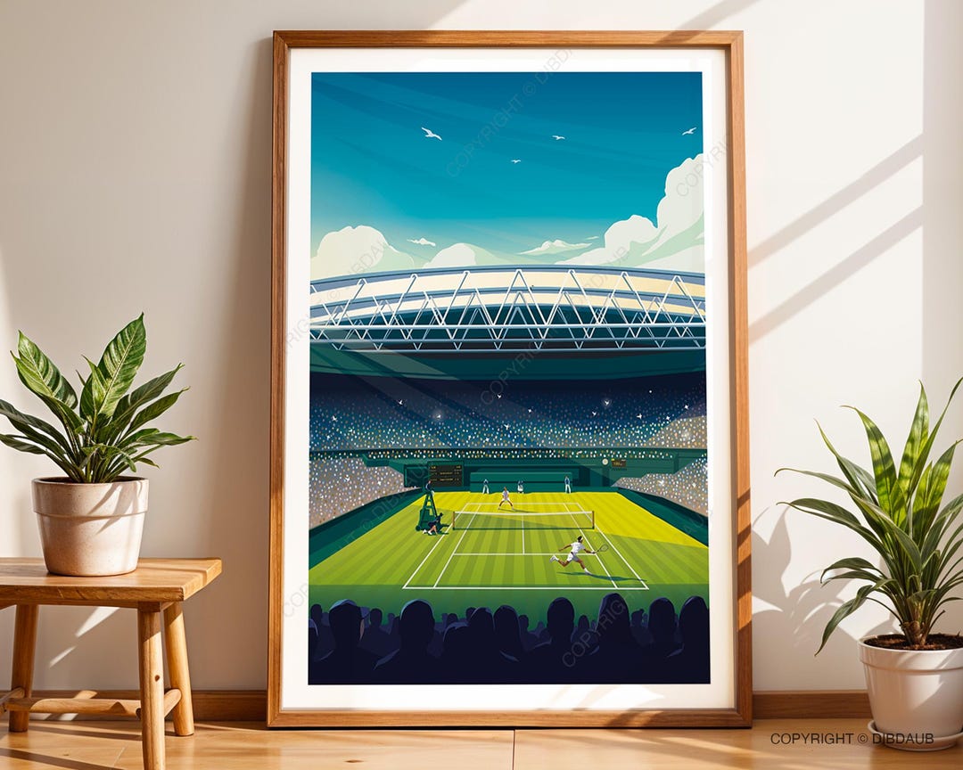 Wimbledon Tennis Print London Etsy wimbledon-tennis-print-london-etsy
