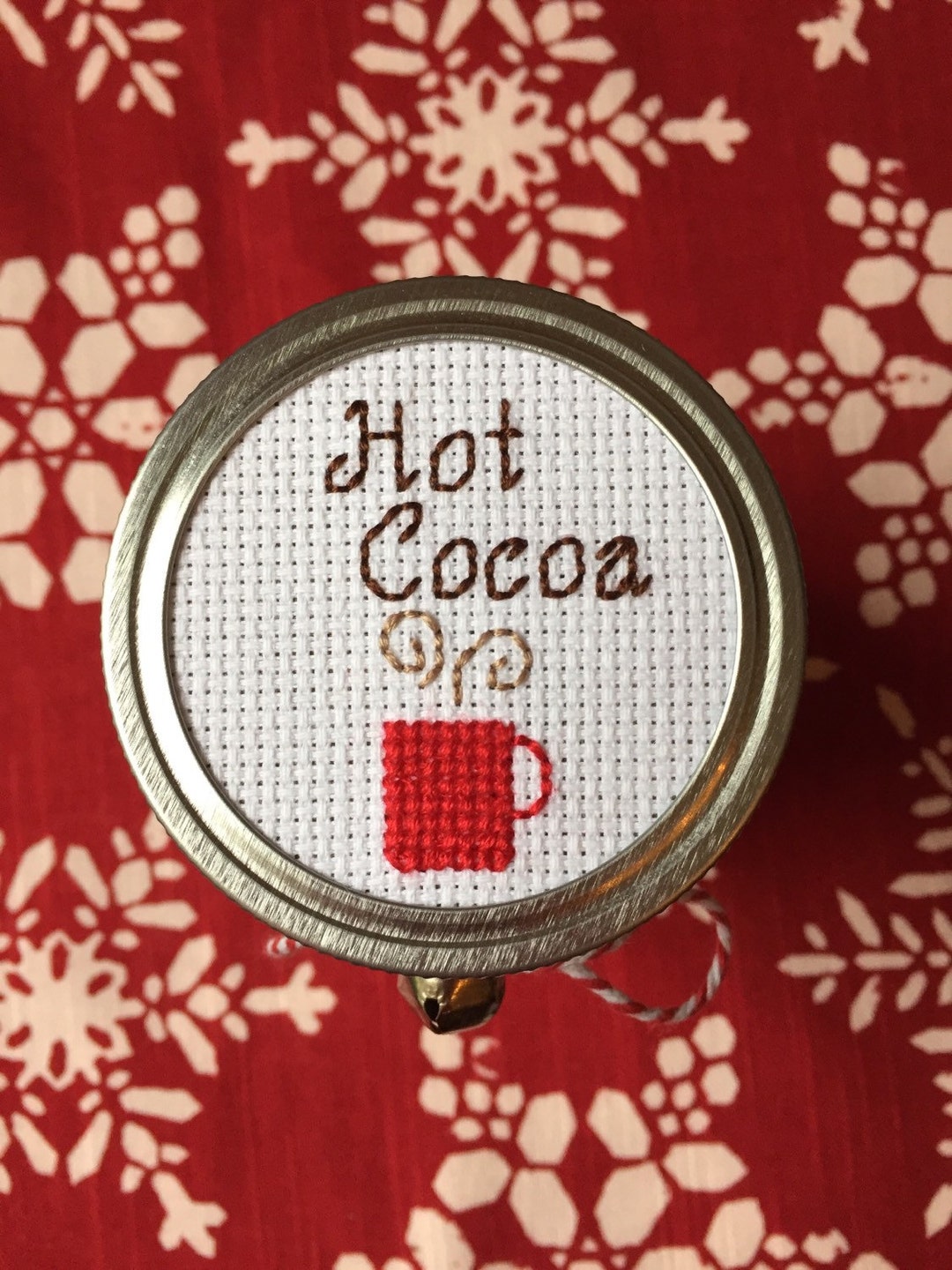 Hot Cocoa Mason Jar, Hot Chocolate Mason Jar, Mason Jar Decor, Mason ...