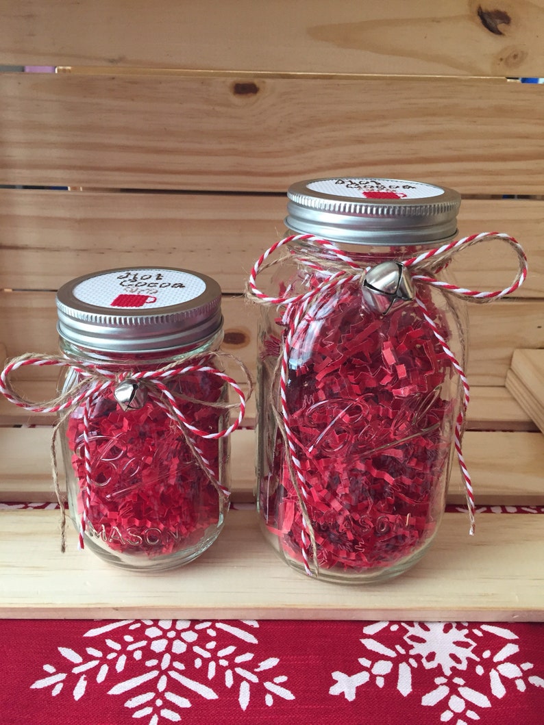 Hot Cocoa Mason Jar, Hot Chocolate Mason Jar, Mason Jar Decor, Mason ...