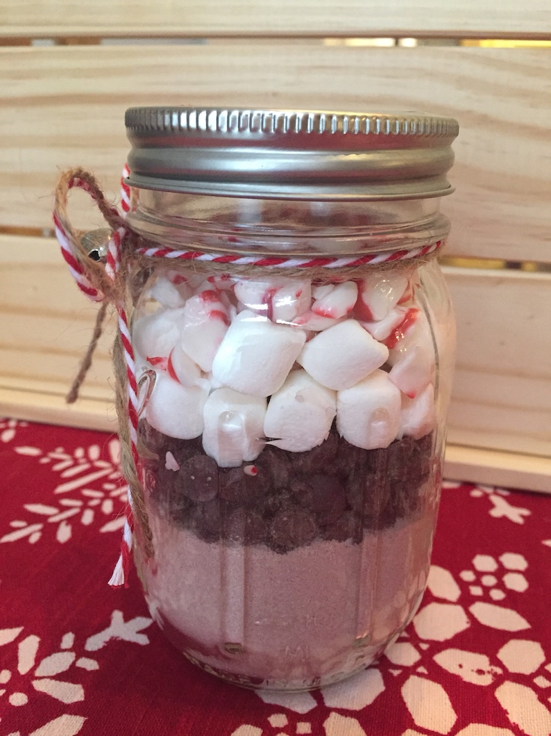 Hot Cocoa Mason Jar Hot Chocolate Mason Jar Mason Jar Decor Etsy