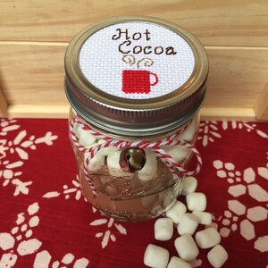 Hot Cocoa Mason Jar, Hot Chocolate Mason Jar, Mason Jar Decor, Mason ...