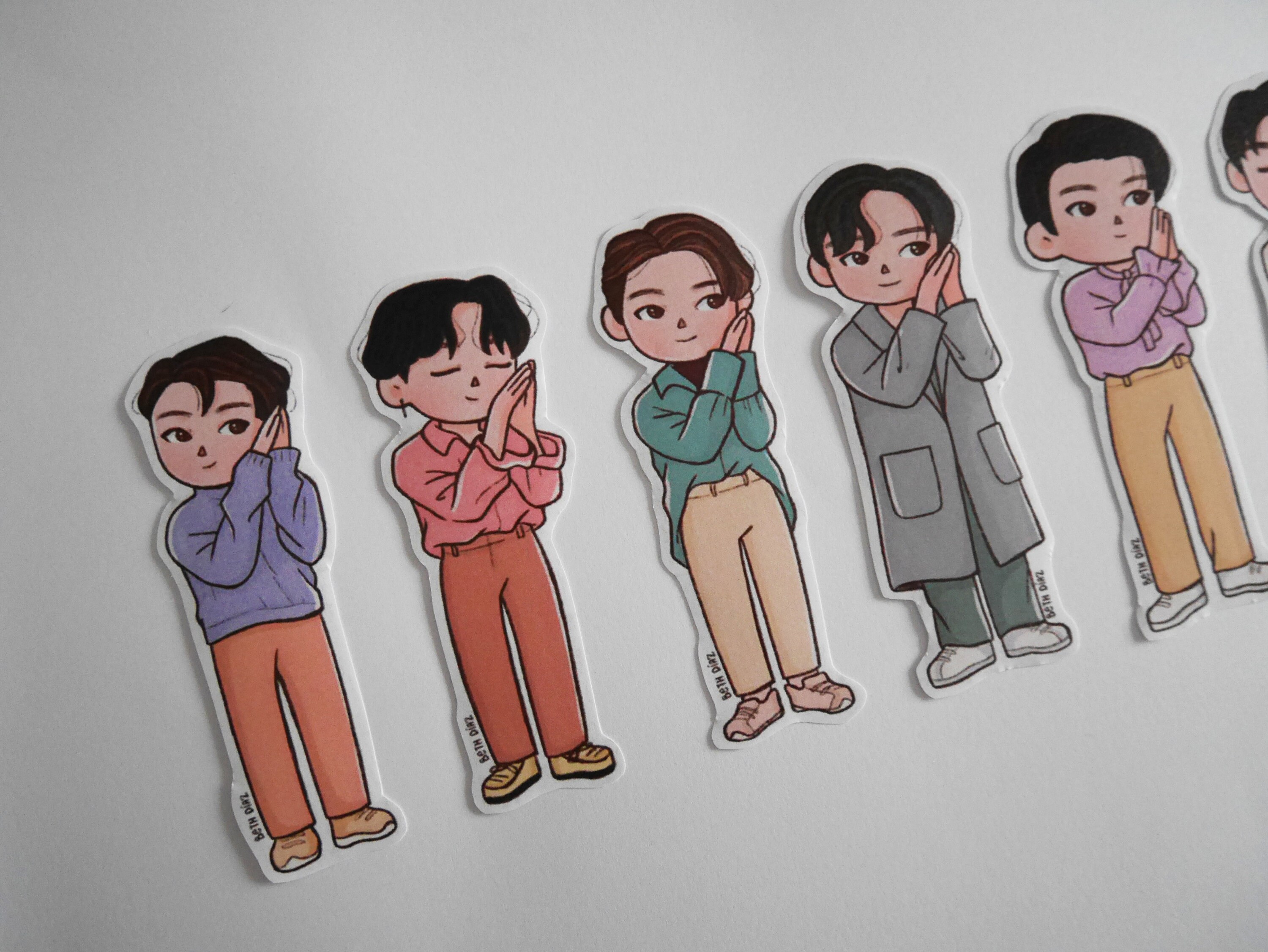set stickers got7 lullaby k pop kpop kpop stickers etsy