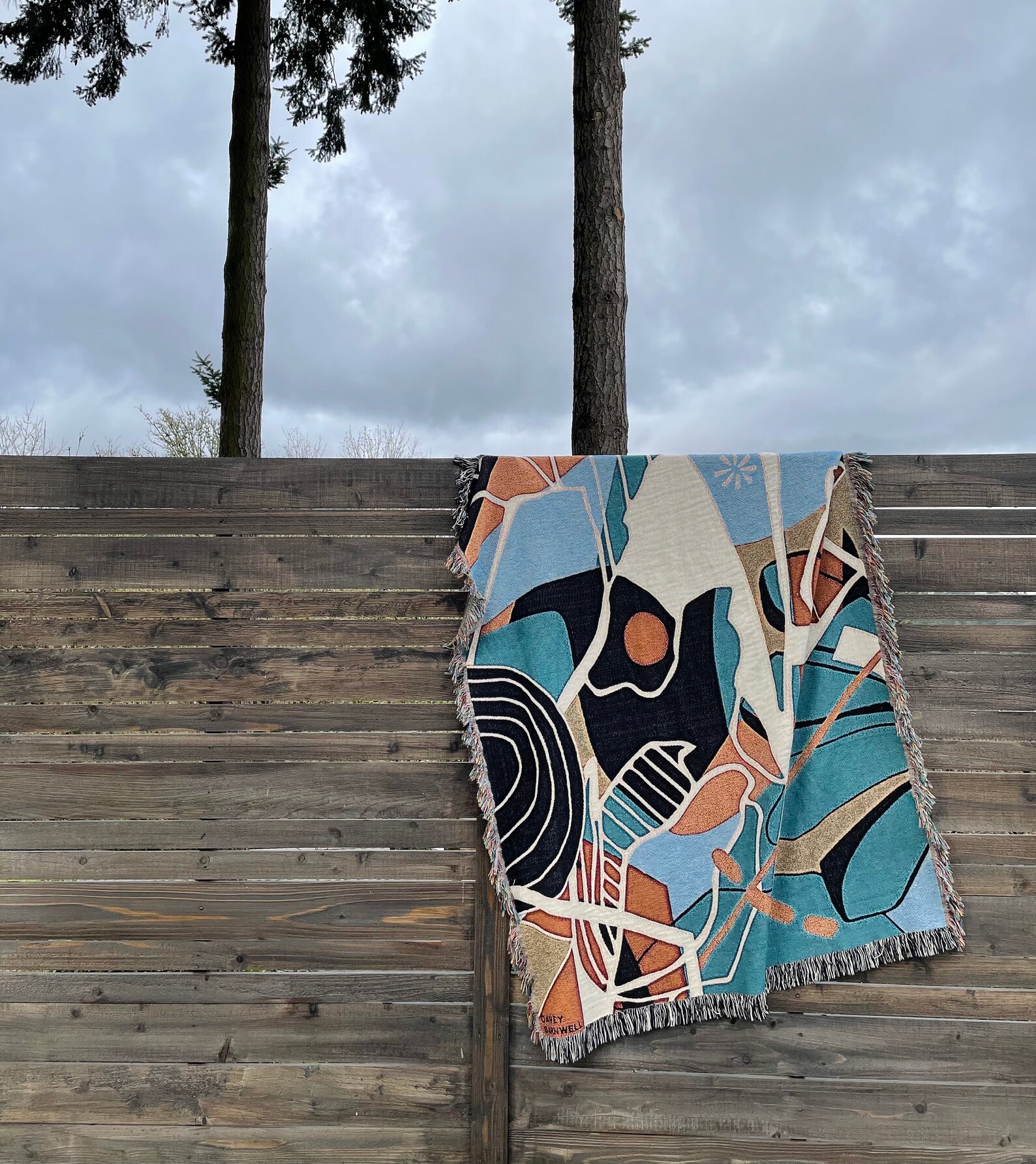 Woven Blanket Polaris Pass Etsy