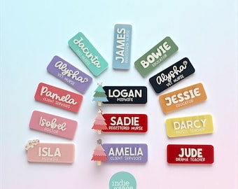 Personalised Name Badge - Work Name Badge - Nurse Name Badge - Custom Fun Name Badge