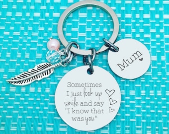 Mum Memorial Keychain Gift, Mum Memorial Gift Idea, Mum Memorial, Mum Memorial Gift, Memorial Gift, Mom Memorial, Personalised Memorial Gift