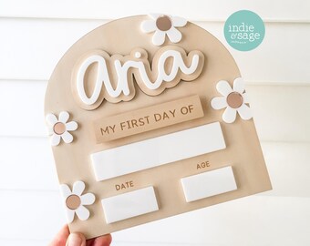 Interchangeable First/Last Day Board, Back to School, First day of School, First Day of School Card, First day of School Gift, School Sign