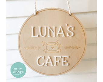 Personalised Kids Playroom Sign, Kids Kitchen Sign, Playroom Sign, Kid's Cubby House, Cubby House, Kids Decor, Cafe Sign, Personalised Decor
