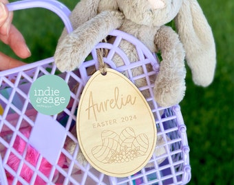 Personalised Easter Basket Tag, Easter, Easter Decorations, Easter Gifts, Easter Basket, Personalised Easter Gifts, Easter Tag, Easter Gift