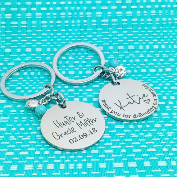 Personalised Midwife gift. Baby Announcement gift. Customized Midwife.  Midwife Gift. Doctor Gift. Nurse Gift. Newborn Gift. Hospital gift