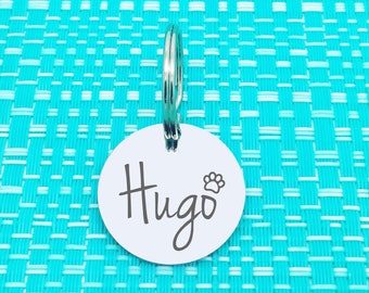 Dog Name Tag, Custom Pet Tag, Dog Collar Tag, Dog Tag for Collar, Double Sided Dog Tag, Rose Gold Dog Tag, Funny Dog Tag, Dog Tag
