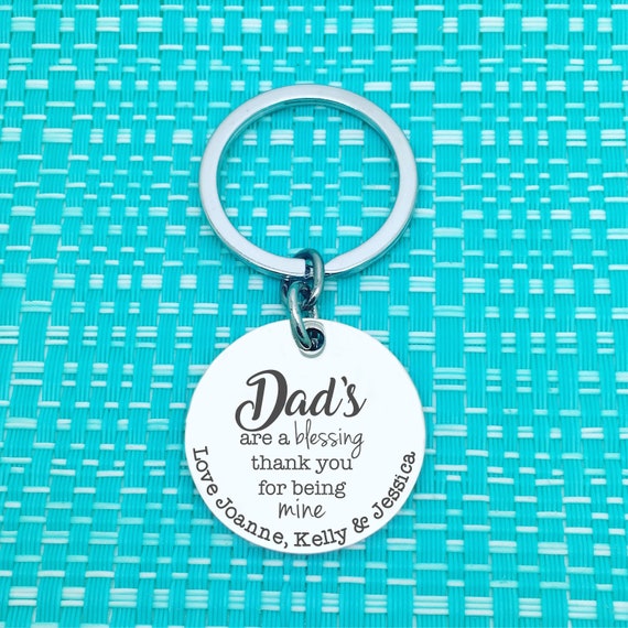 Engraved Daddy Keychain