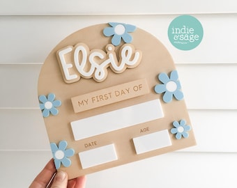 Interchangeable First & Last Day Board, Back to School, First day of School, First Day of School Card, First day of School Gift, School Sign