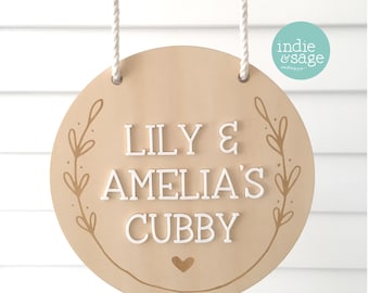 Personalised Cubby House Sign, Cubby House, Childrens Decor, Personalised Decor, Playroom Decor, Cute Bedroom Decor, Outdoor Play, Gift Idea