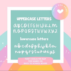 Back to School Board with Interchangeable Names | First Day Of School Board | Back to School Sign | First/Last Day Sign | My First Year afbeelding 3