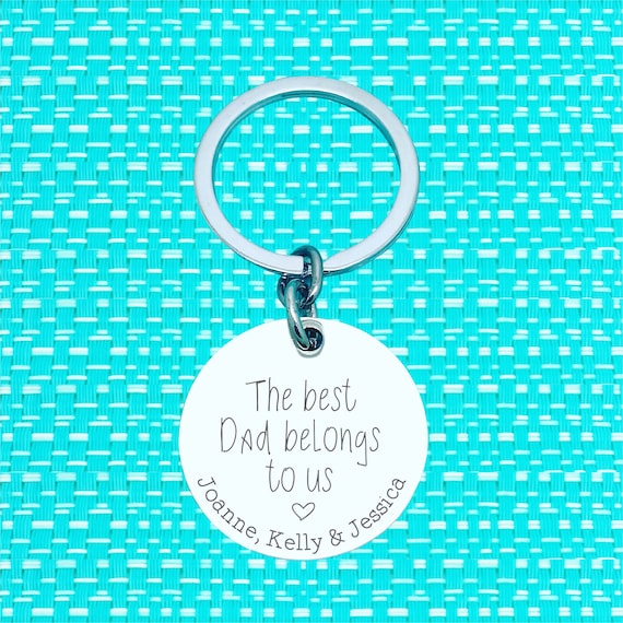 Best Dad, Gifts for Dad, Daddy Gift, Fathers Day Gift, Gifts For Him, Custom Keychain, Fathers Day Gift Idea, Personalised Dad, Best Dad