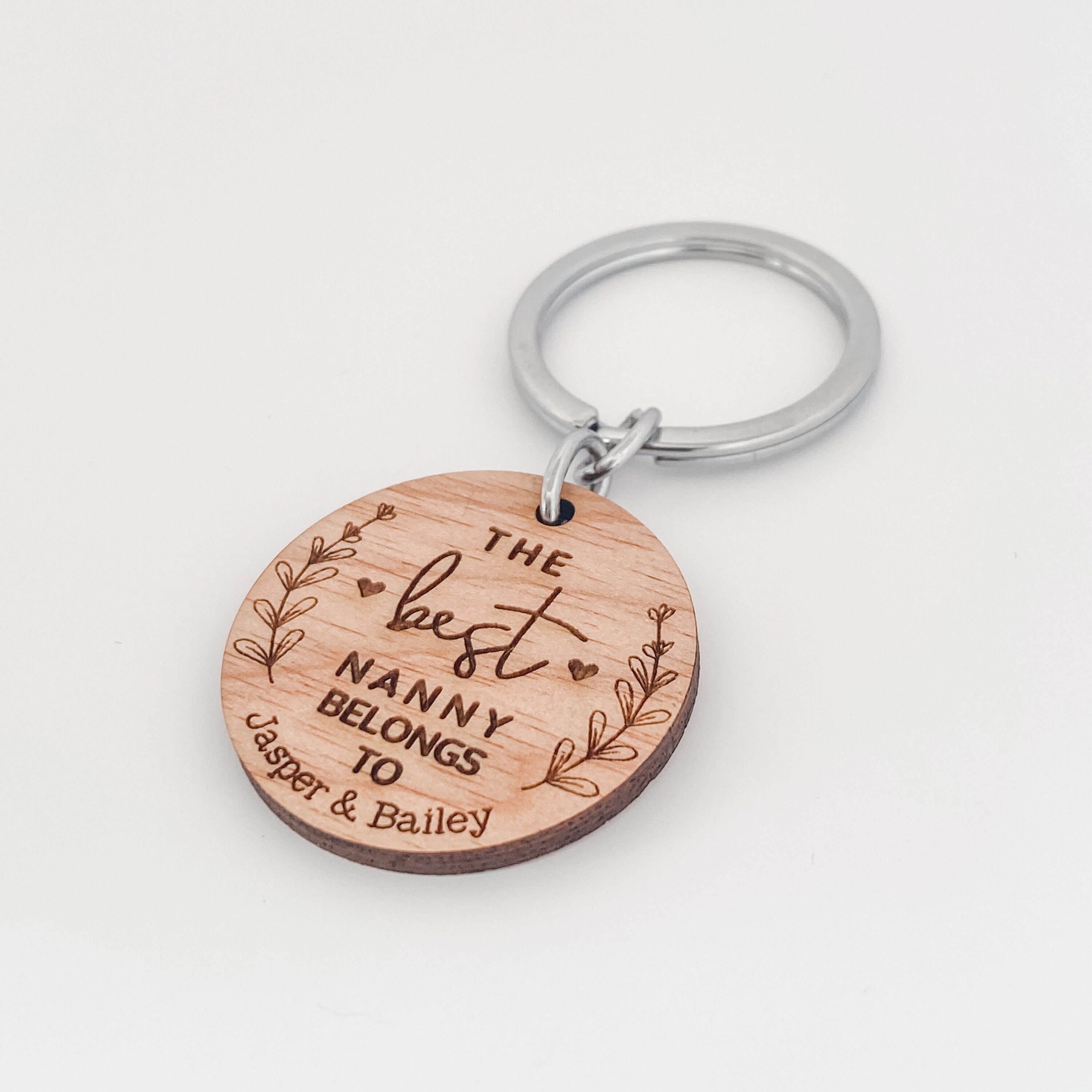 Key Rings Nanny This Nana Belongs to Personalized Keyring Best Nana Best Nanny Best ...