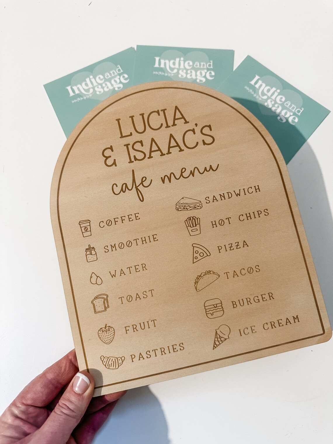 Kitchen Sign Eyfs Personalised Play Kitchen Menu | Cafe Sign | Kids Decor | Cafe Menu ...