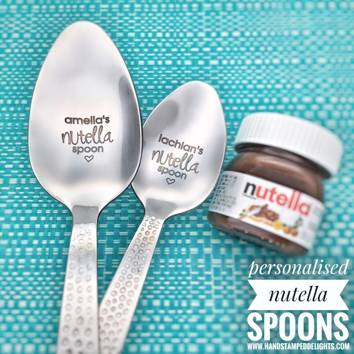 Nutella Spoon Nutella Personalized Spoon Personalised Nutella Etsy