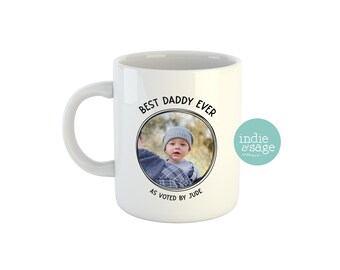 Custom Photo Mug, Gift for Dad or Grandad Poppy, Personalised Photo Gift, Gift For Grandad, Gift from Grandkids, Custom Mug, Daddy Gifts