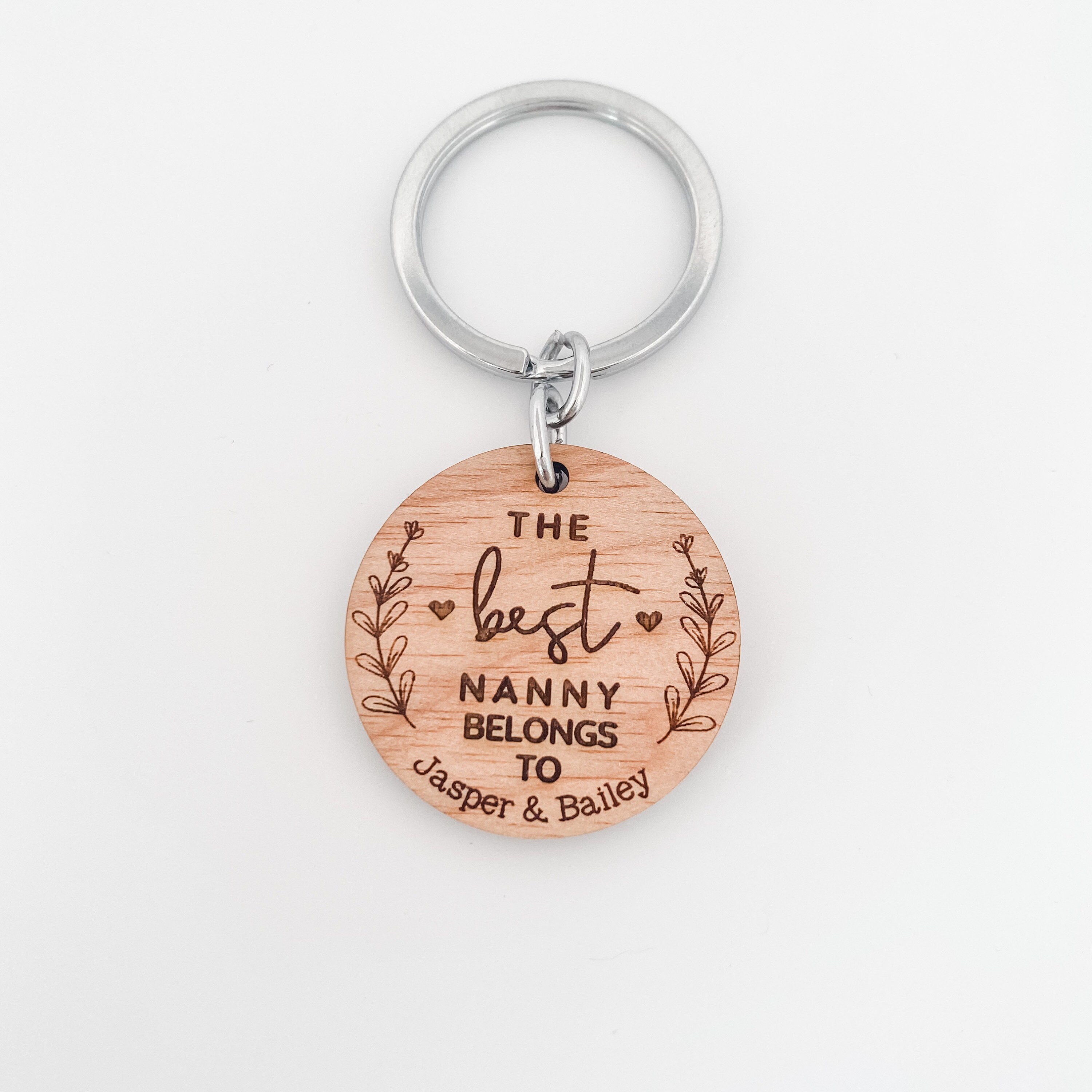 Key Rings Nanny This Nana Belongs to Personalized Keyring Best Nana Best Nanny Best ...