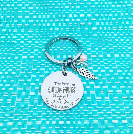 Bonus Mom Keychain Mothers Day Gift Step Mom Gift Bonus