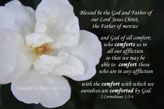 Scripture Art Photography Comfort From Bible Verse In 2 Etsy