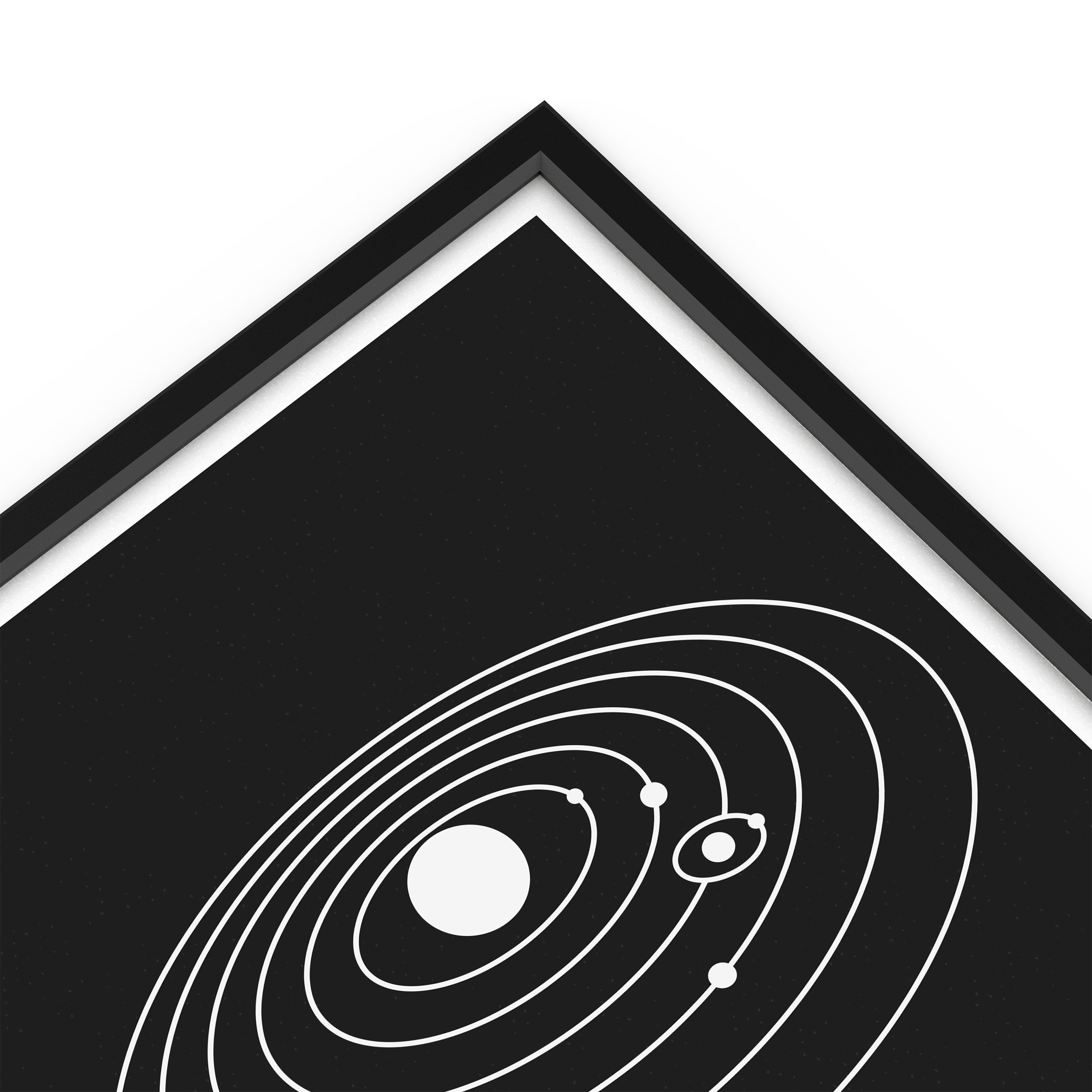 Copernicus Solar System Poster Astronomy Art Space Wall Art Etsy