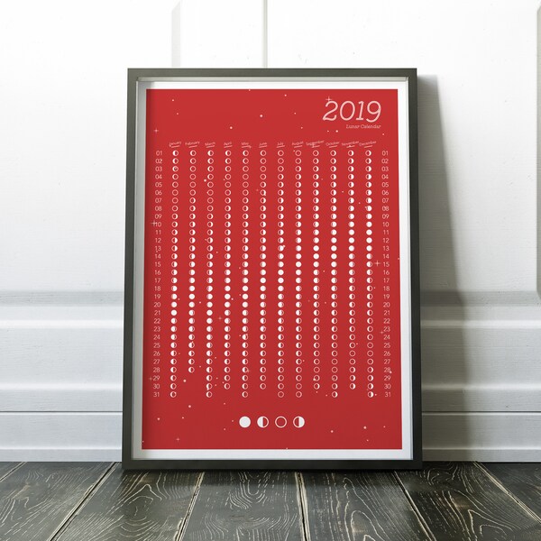 Yearly Calendar - Etsy