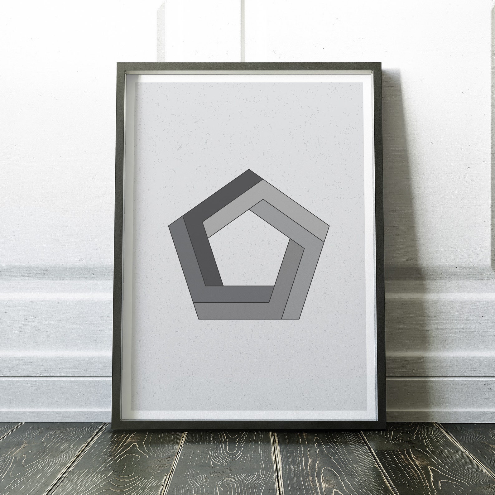 Comic Style Math Print Mathematics Art Illusion Poster for - Etsy
