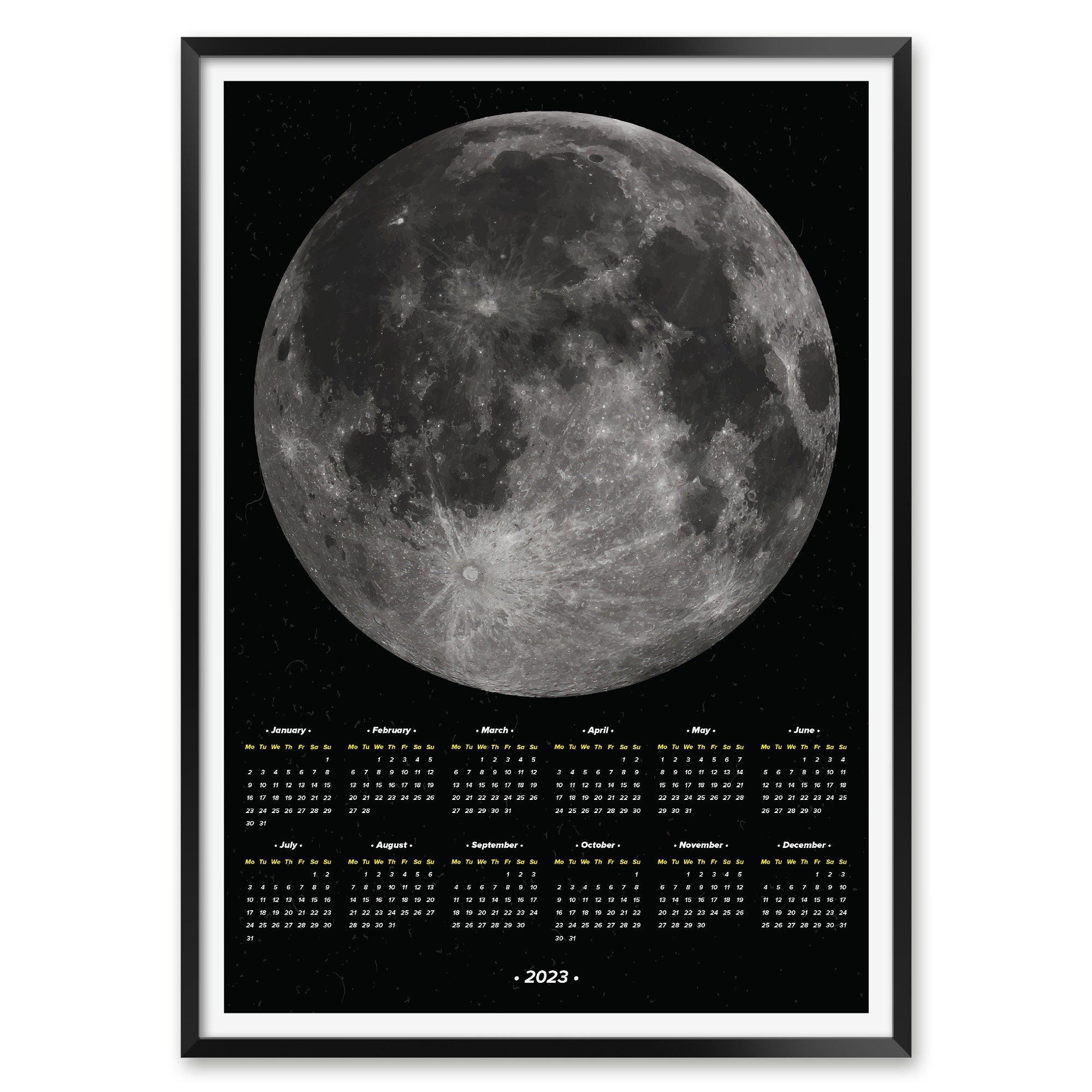2023 Calendar With Full Moon Unframed At A Glance Yearly Etsy 2023-calendar-with-full-moon-unframed-at-a-glance-yearly-etsy