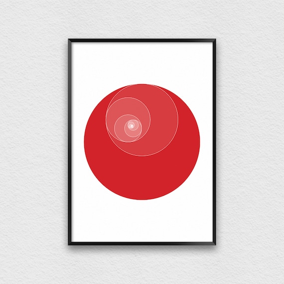 Golden Ratio Print Golden Ratio Circles Mathematics Print - Etsy