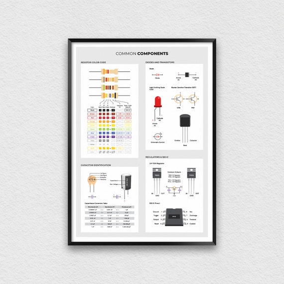 Electronic Components Identification Chart New And Original Electronic