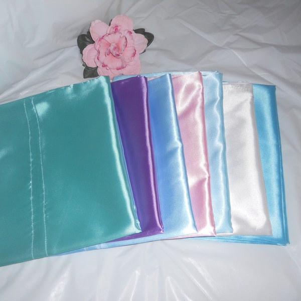 King Size Satin Pillow Case 21"x40"