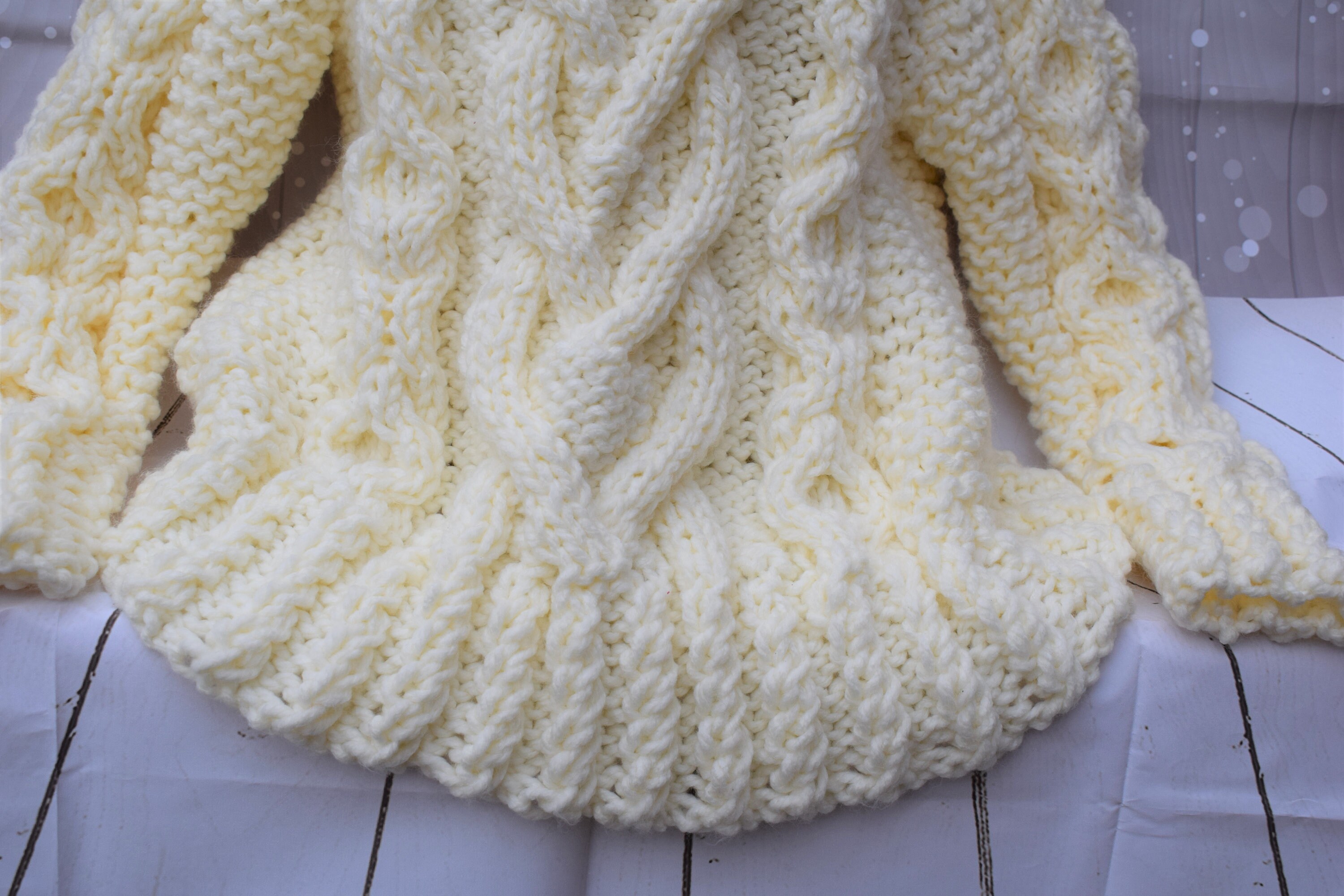 【BAON】[unisex] Maring heart cable round over knit Cable Knit Beanie - Gill Marine Official US Store