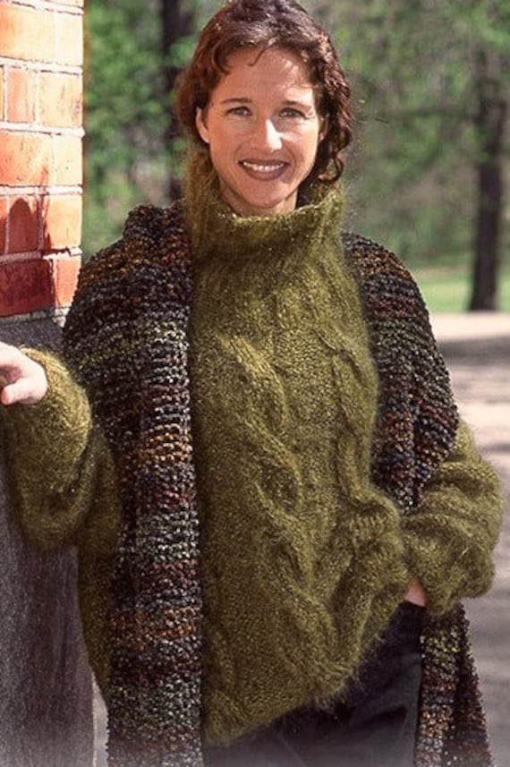 Made to Order Hand Knitted Alpaca Sweater Jumper Ladies Super Soft Sweater Hand Made Designer Jumper Cable Sweater Etsy