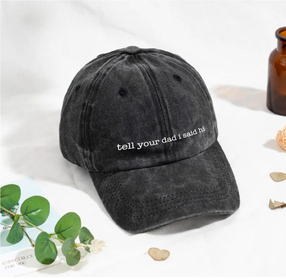 Tell Your Dad I Said Hi Unisex Dad Hat – Funny Adjustable  display picture 1