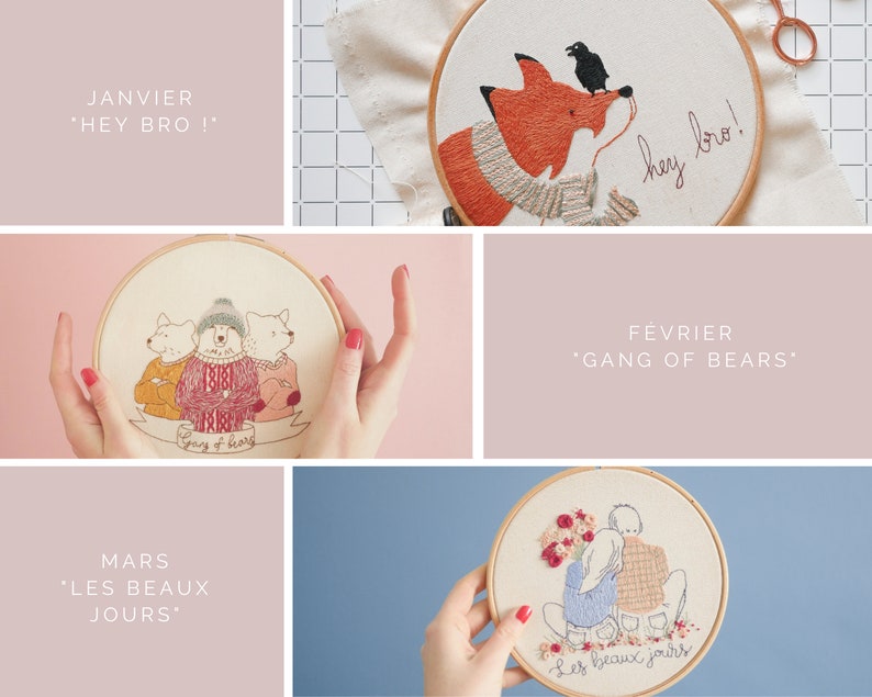 3 embroidery templates to choose from PDF templates to download image 2