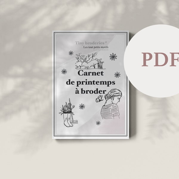 Carnet de printemps à broder 2022 - #MarionRomainPatterns