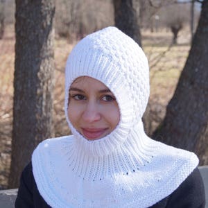 Adult Balaclava, ski hat, winter outdoor accessories, snow beanie, merino wool balaclava,  hoodie hat with neck warmer, mens winter mask .