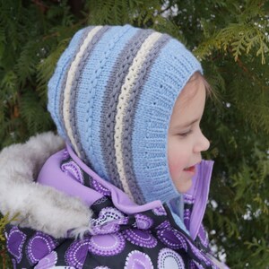 Kids balaclava. Knit Child Balaclava. Merino Wool Balaclava. Baby/ Toddler/ Children Hoodie hat. Children Hoodie hat with Neck warmer.