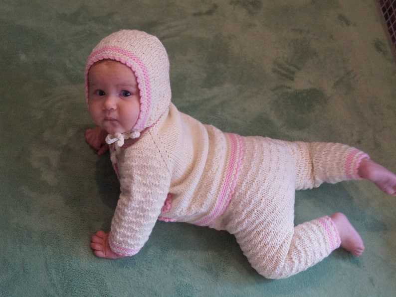 white cashmere baby outfit