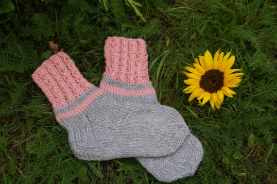 Calcetines de Calcetines tejidos a mano para niños pequeños