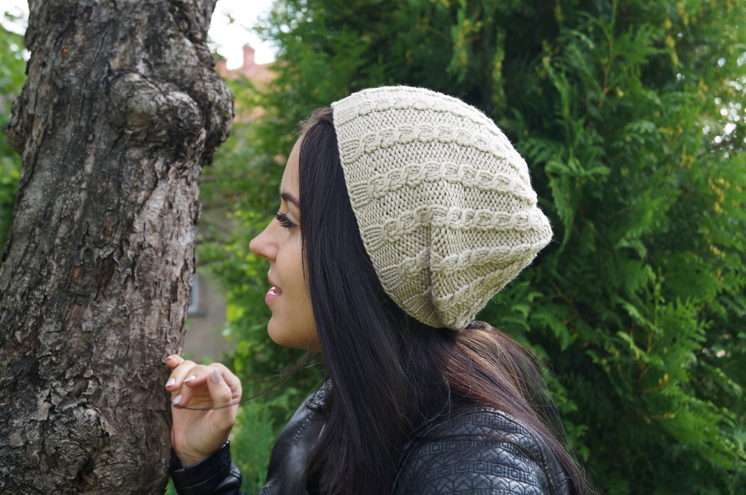 Knit Slouch Hat for Women Slouchy Beanie Winter Hat Ladies Etsy UK