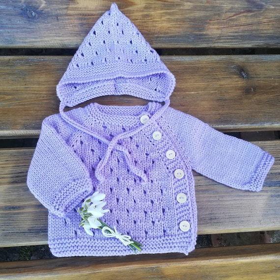 Purple baby sweater hotsell