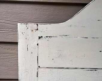 Queen Headboard; Distressed or Solid White