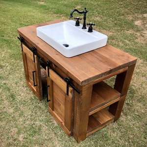 Farmhouse Bathroom Vanity Etsy